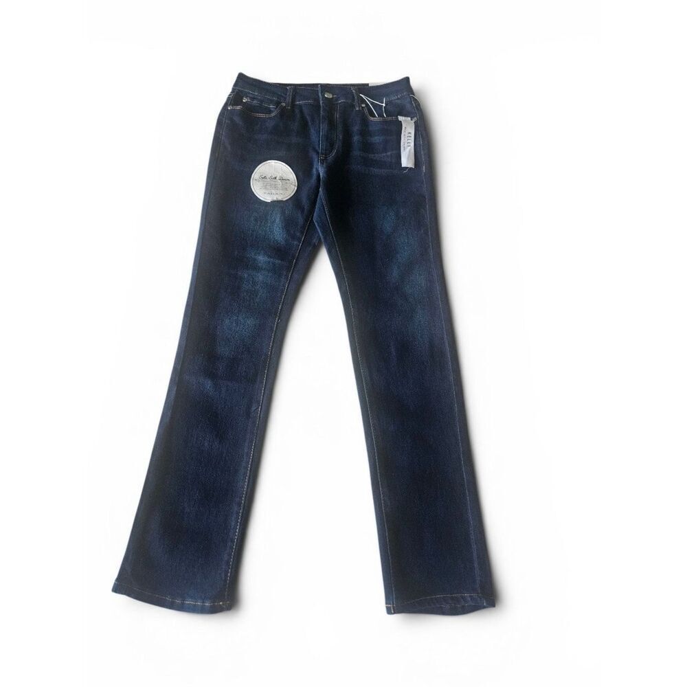 Tahari “Kelly” Slim Mid-Rise Skinny Jeans Size 6 / 28 Dark Blue
